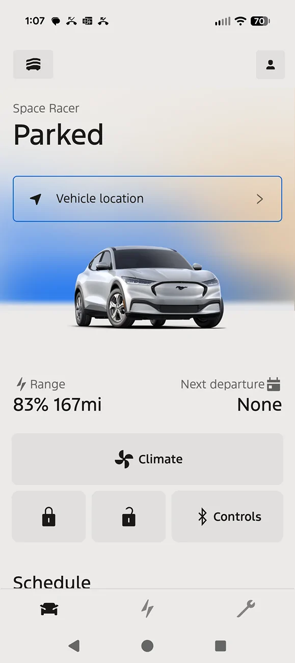 Ford Mustang Mach-E FordPass App is Now the “Ford App” (Version 6.0) Screenshot_20251021-130742