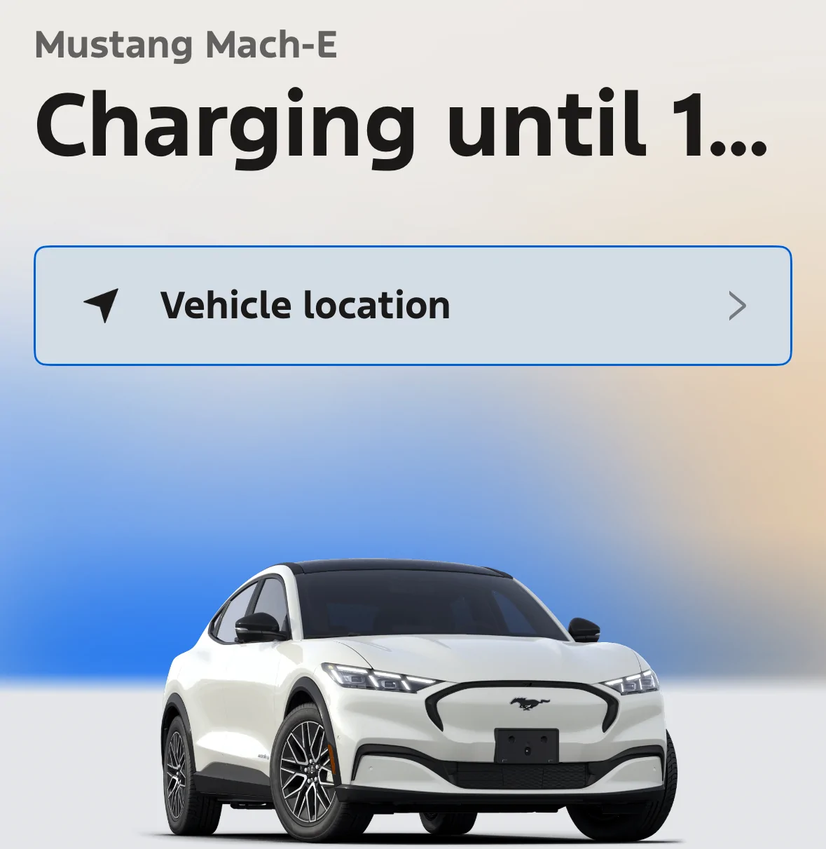 Ford Mustang Mach-E Ford App update makes charging less convenient IMG_1603