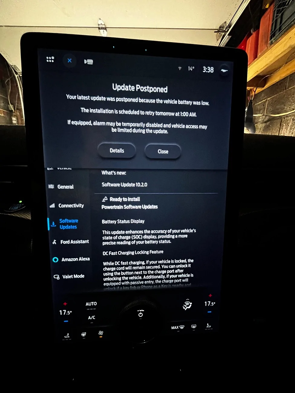 Ford Mustang Mach-E Update won’t complete due to low battery? IMG_3114