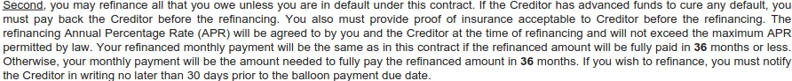 Ford Mustang Mach-E Ford Options - refinancing balloon payment Screenshot_20251105_101030