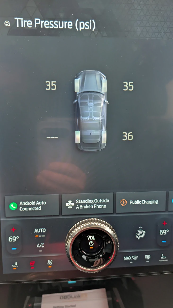 Ford Mustang Mach-E Problem training new TPMS sensors 9199