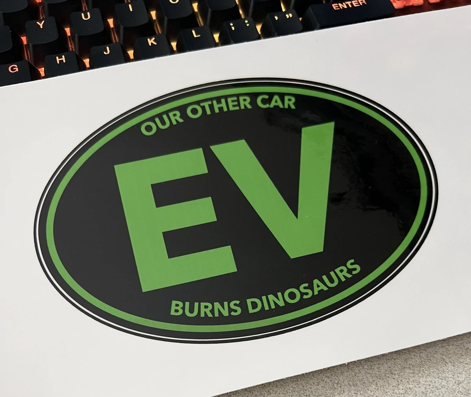 Ford Mustang Mach-E Got my new bumper sticker... 20251111_220113345_iOS