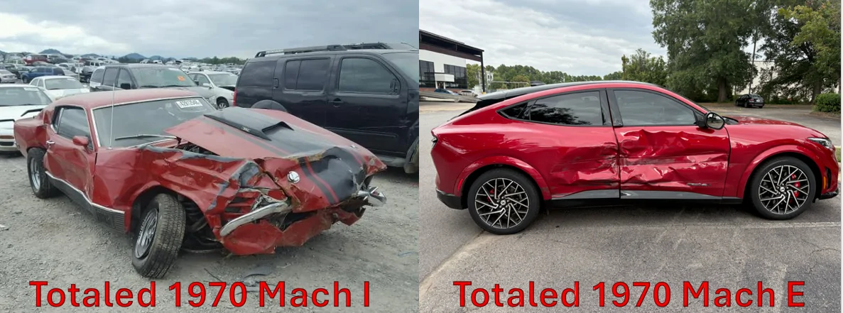 Ford Mustang Mach-E What it takes to kill (total) a 1970 Mach I versus a 2023 Mach-E 1762954423648-0d