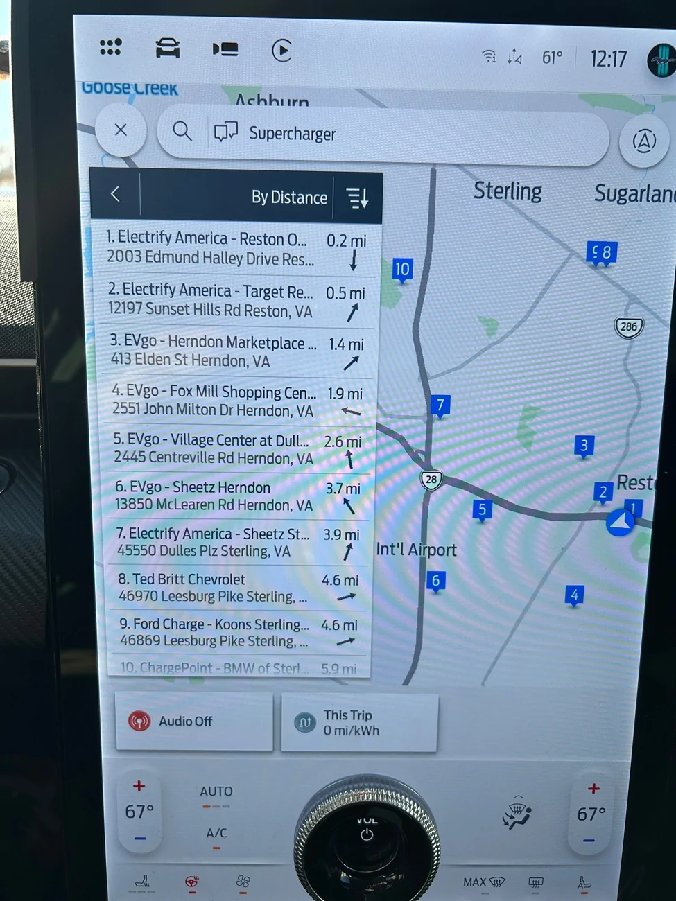 Ford Mustang Mach-E Tesla Supercharger station availability now shows in Google Maps & Apple Maps IMG_2904