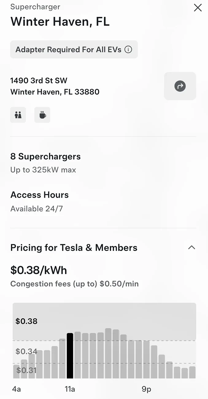Ford Mustang Mach-E Tesla Supercharger Price Increase Central FL 1763136265813-4a