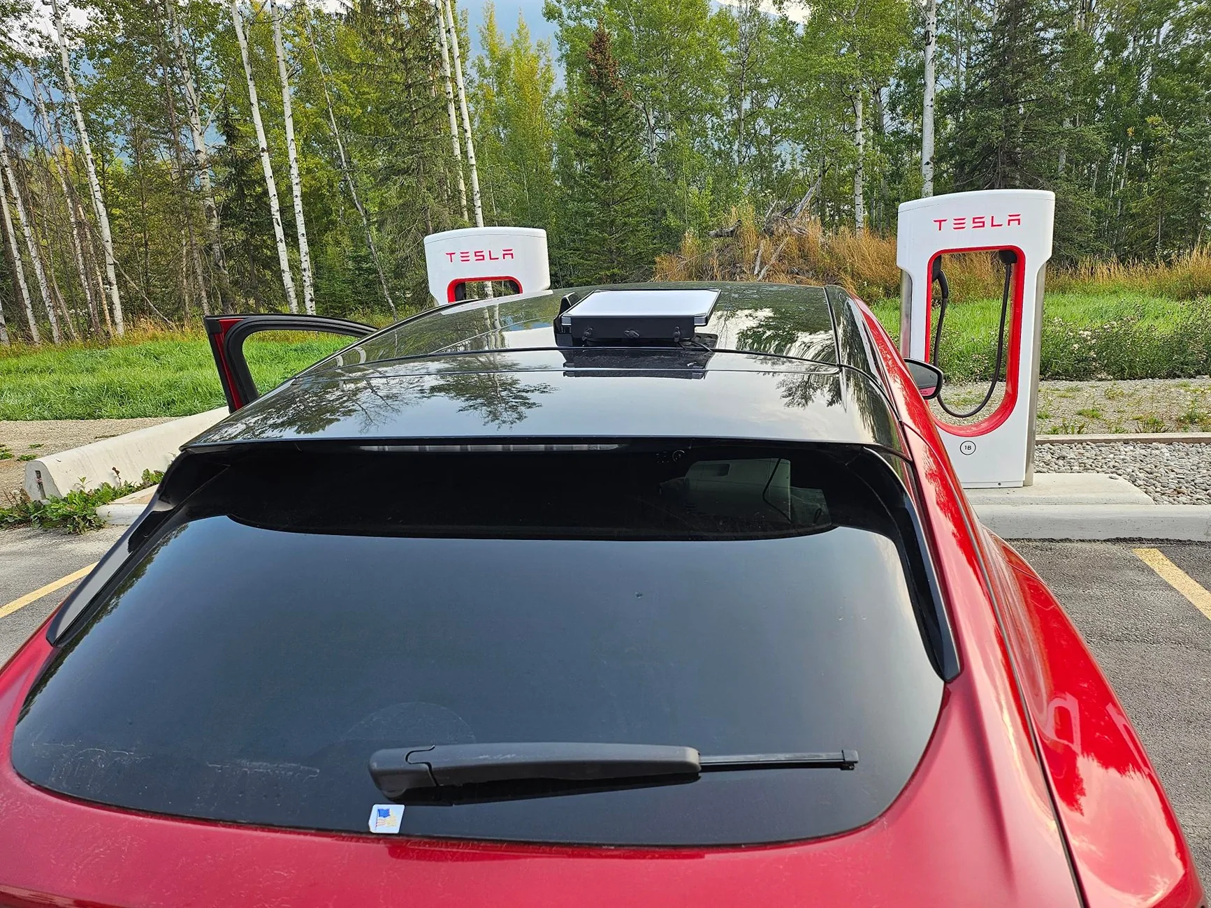 Ford Mustang Mach-E Circumnavigating North America in a Mach-E - Trip Report Summary Starlink Mini on the Roof