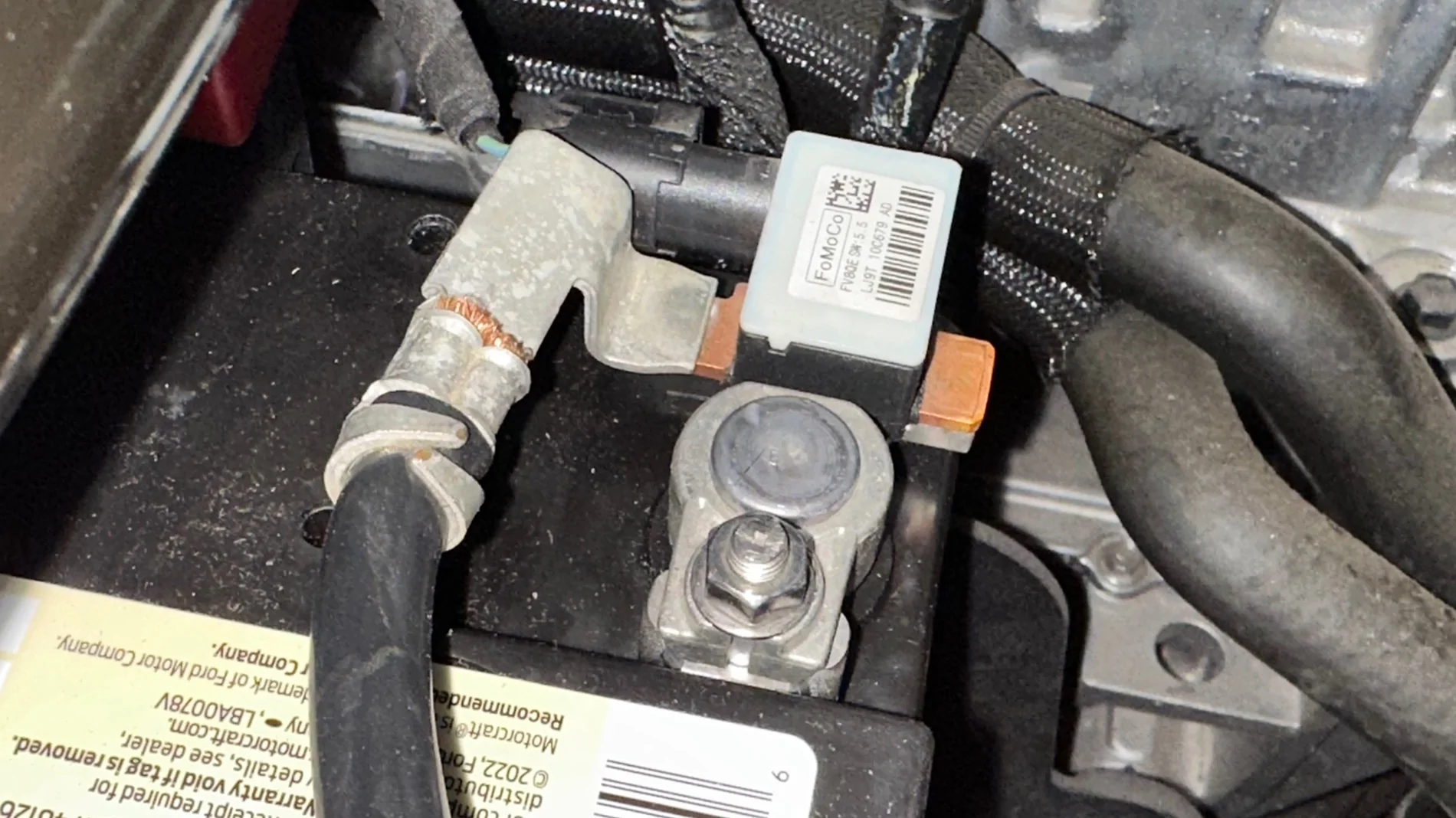 Ford Mustang Mach-E 12v battery replacement issues IMG_1969