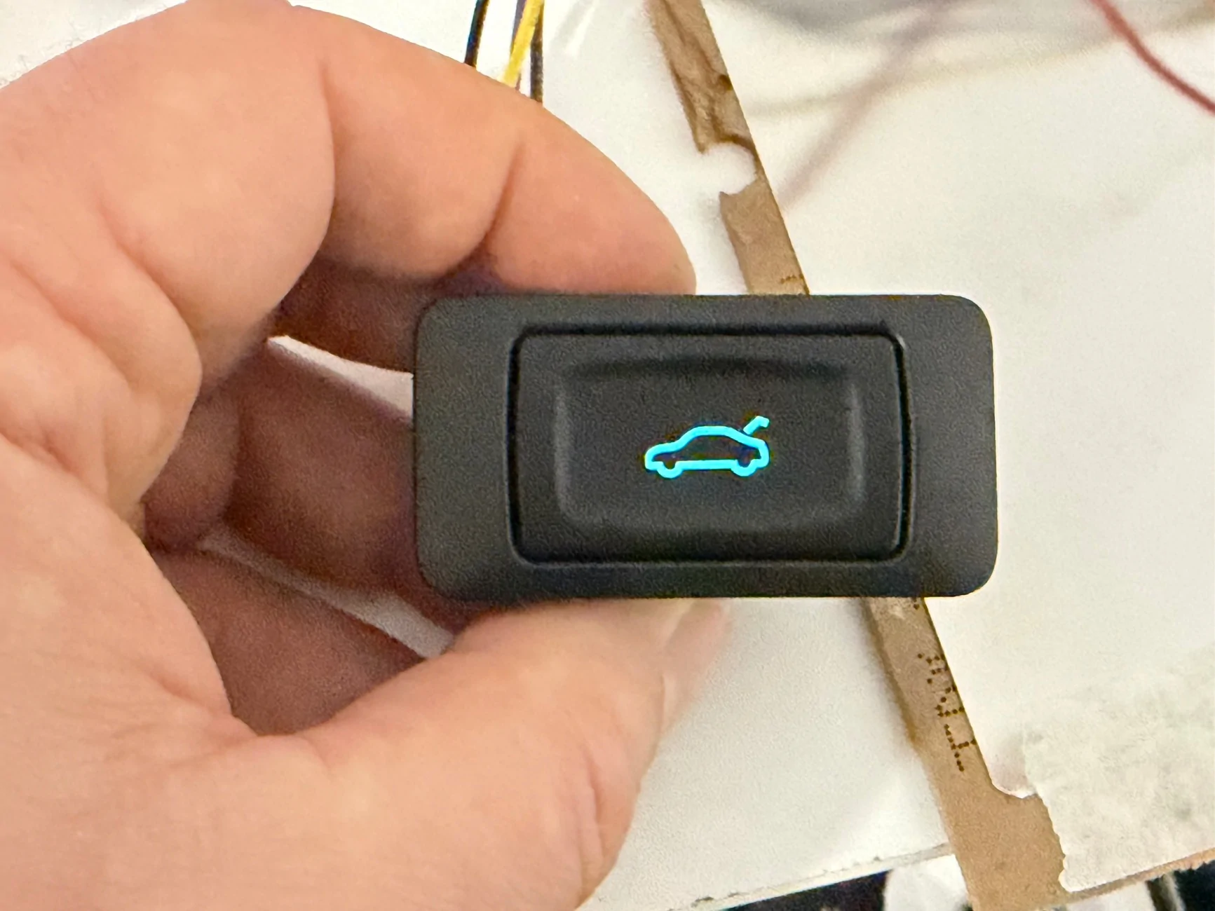 Ford Mustang Mach-E Installed Physical Tailgate Release Button + Power Liftgate Close Button 20251201_203534287_iOS