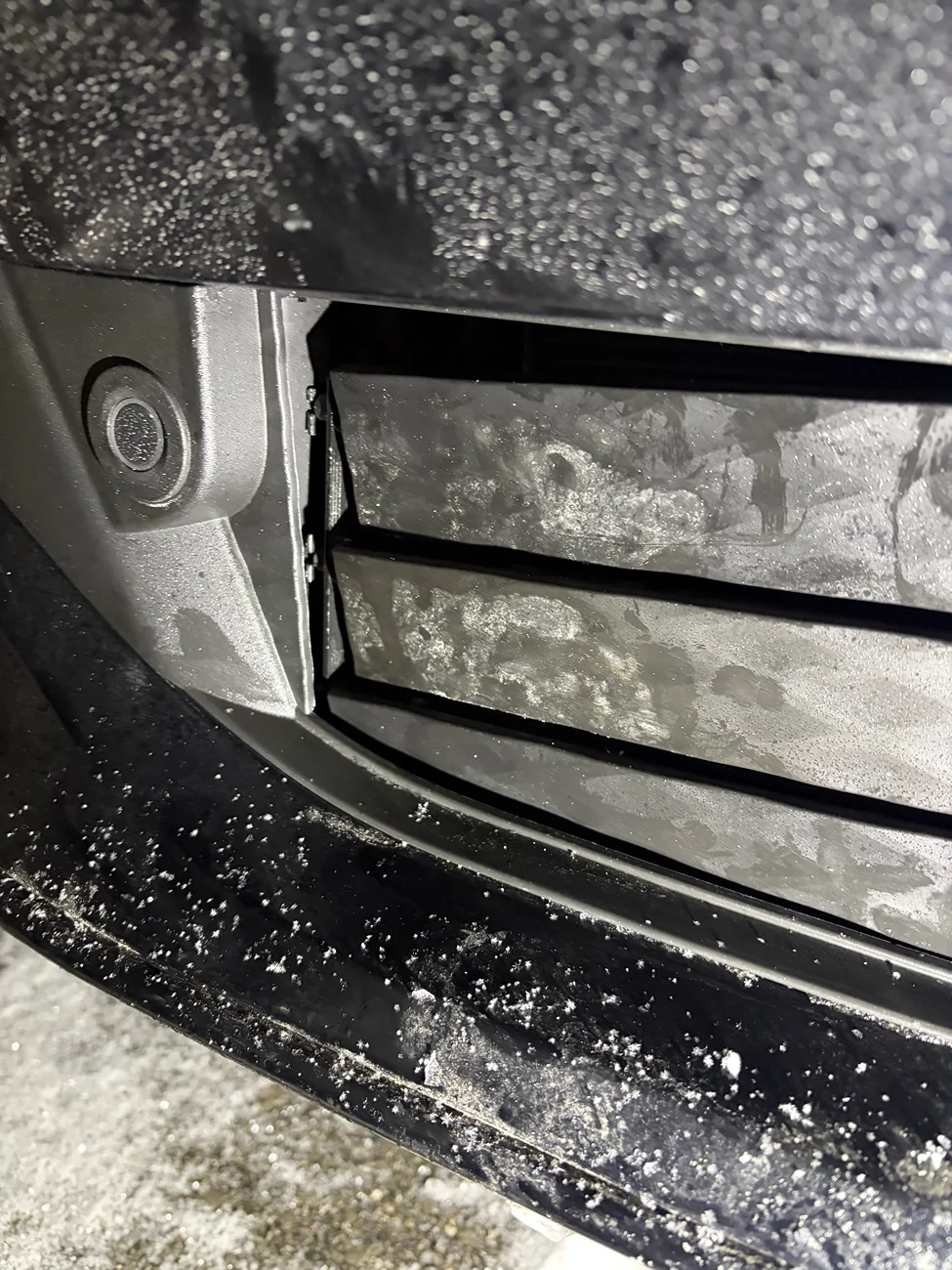 Ford Mustang Mach-E Front grille louver broke IMG_0191