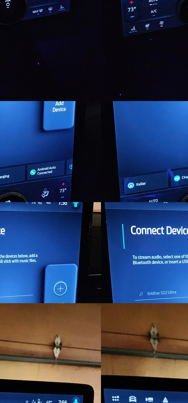 Ford Mustang Mach-E Media controls for Bluetooth audio when connected to Android Auto 20251212_075700
