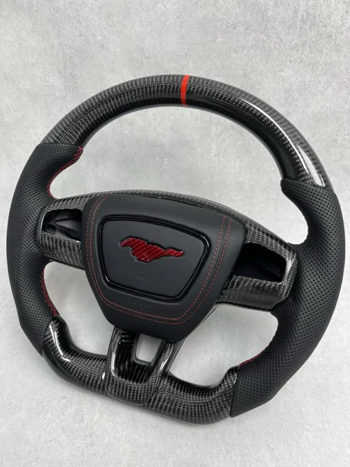 Ford Mustang Mach-E Aftermarket steering wheel installation IMG_8829