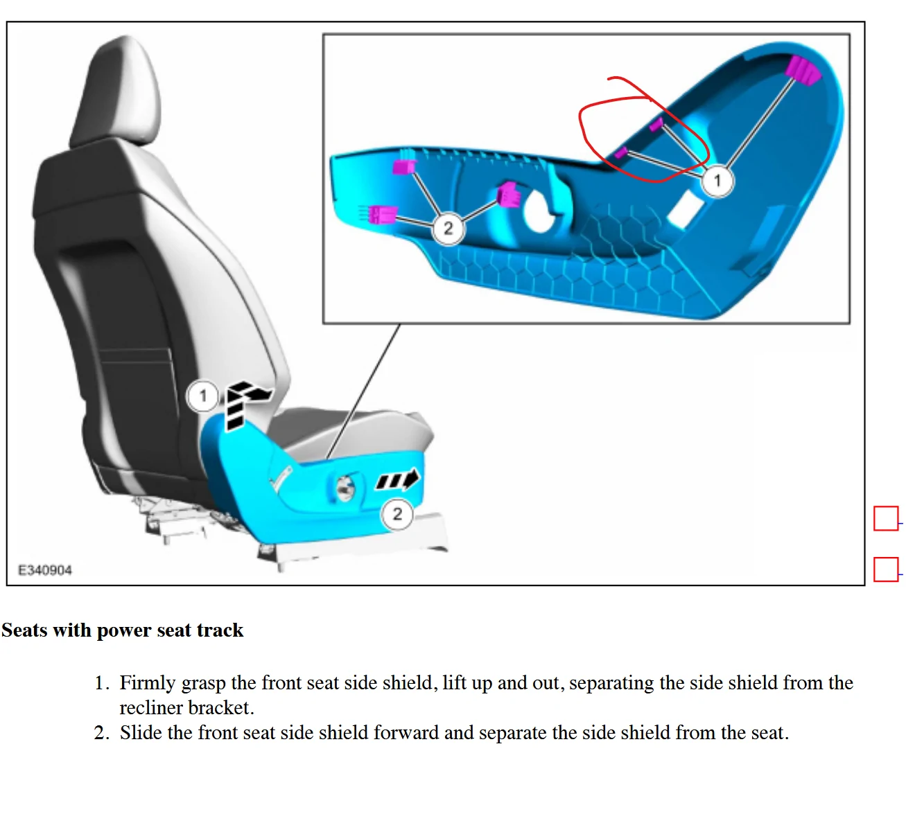 Ford Mustang Mach-E Manual seat to -> electric seat conversion (passenger seat) 1766786594195-qx