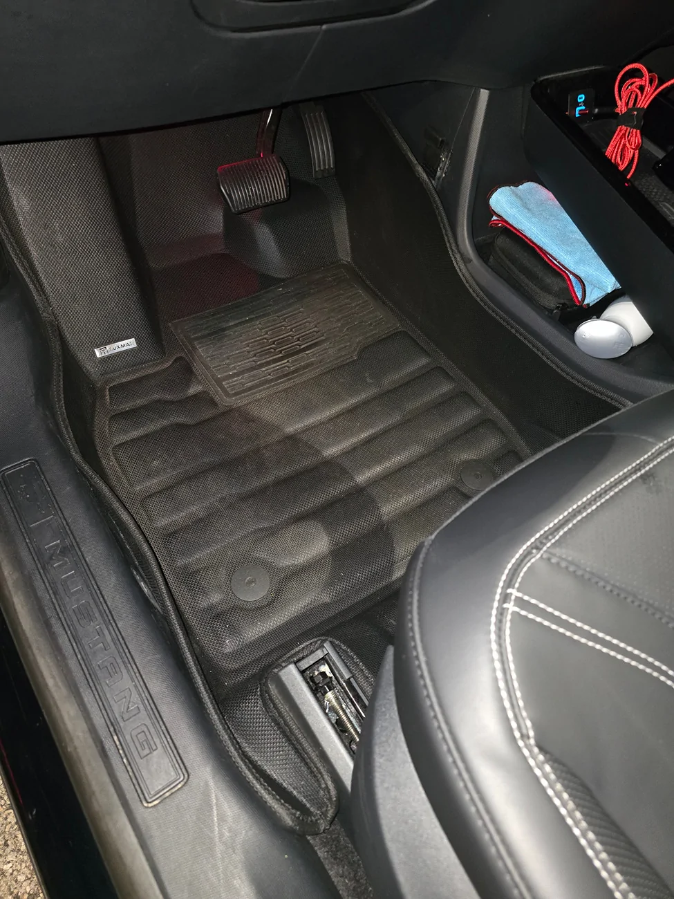 Ford Mustang Mach-E Review: One year with TuxMats floormats 20251228_184159