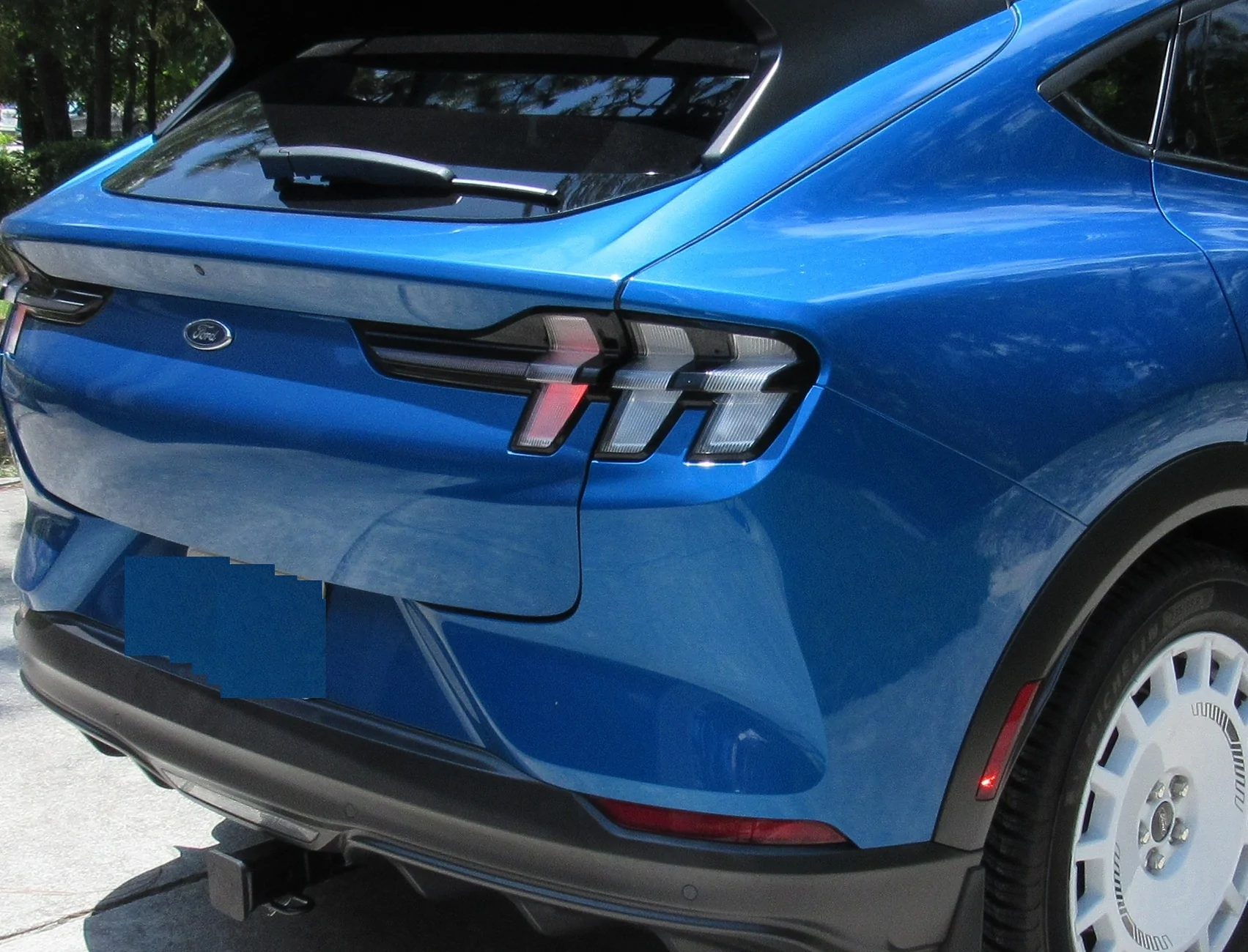 Ford Mustang Mach-E Water Spots/Staining on Rally Trim RearImag