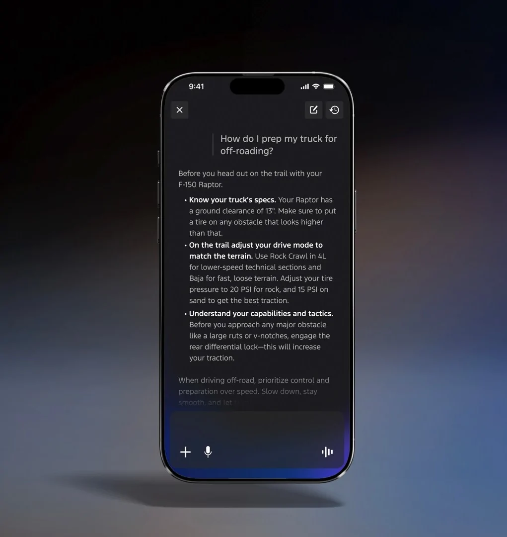 Ford F-150 Lightning Introducing Ford AI Assistant {filename}