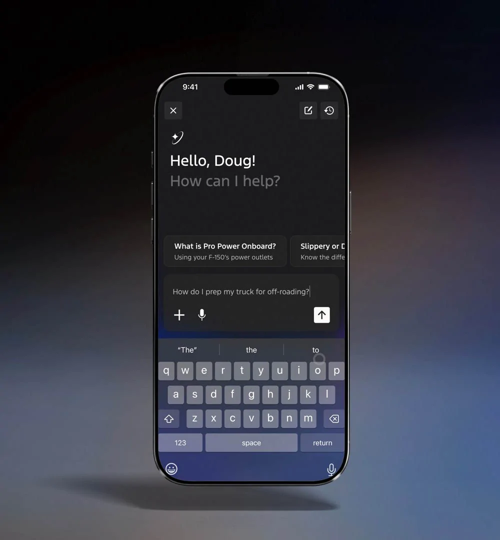Ford F-150 Lightning Introducing Ford AI Assistant {filename}