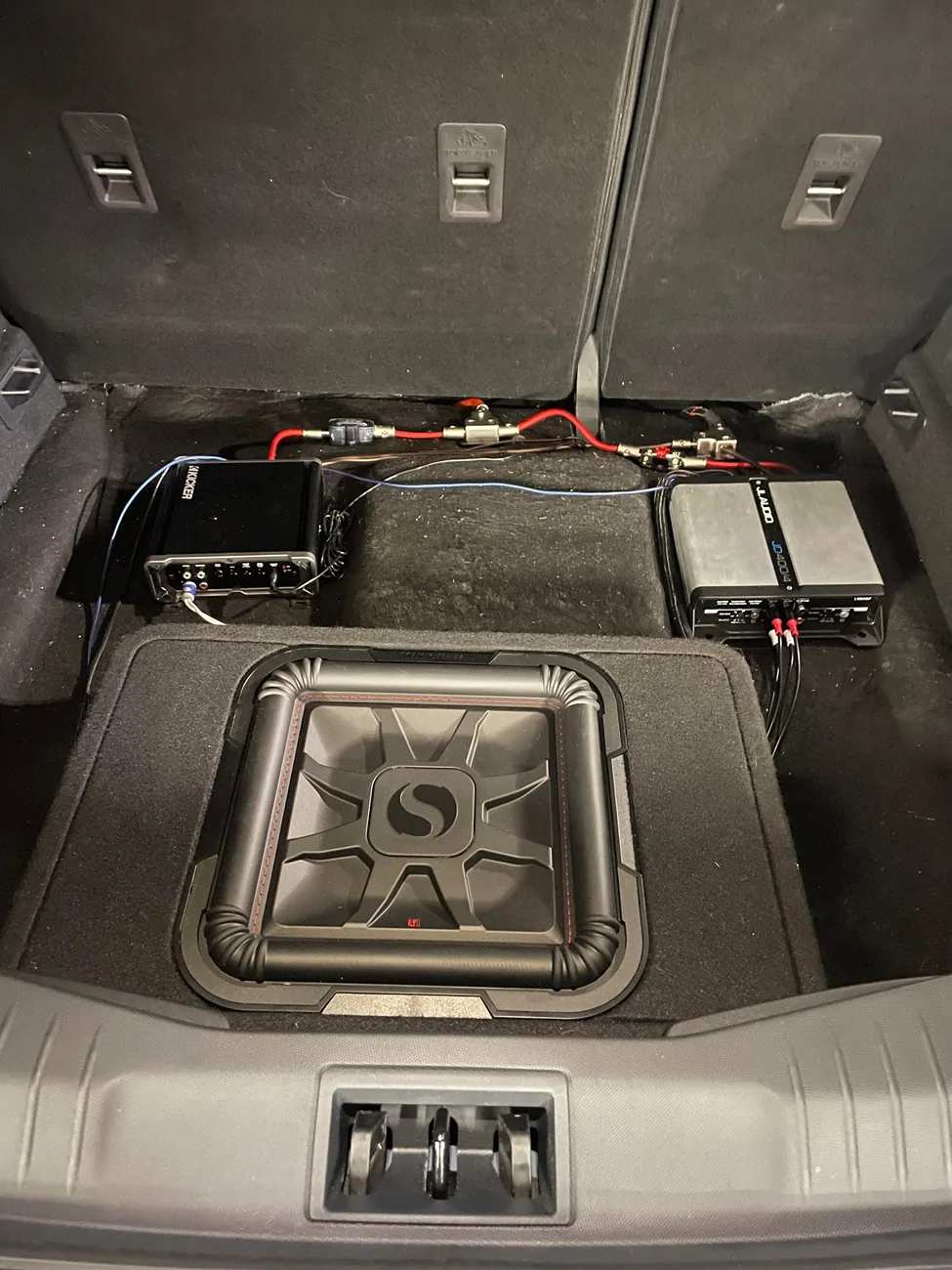 Ford Mustang Mach-E Adding 5 channel amp Mach E Su