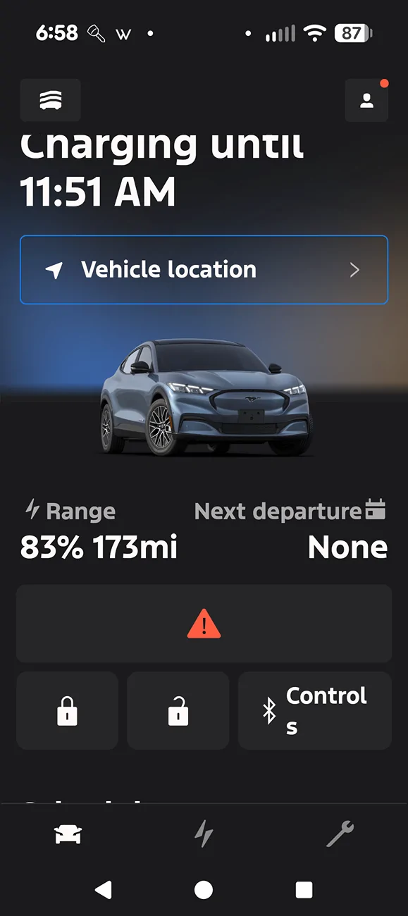 Ford Mustang Mach-E Climate on Ford pass showing error 1881