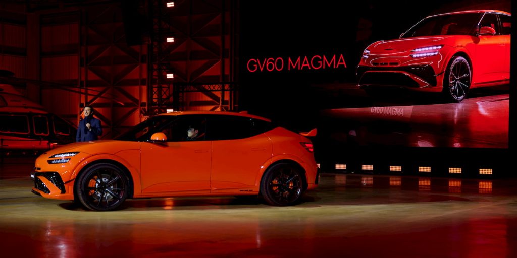 Ford Mustang Mach-E 650hp Genesis GV60 Magma Genesis-first-EV-sports-car
