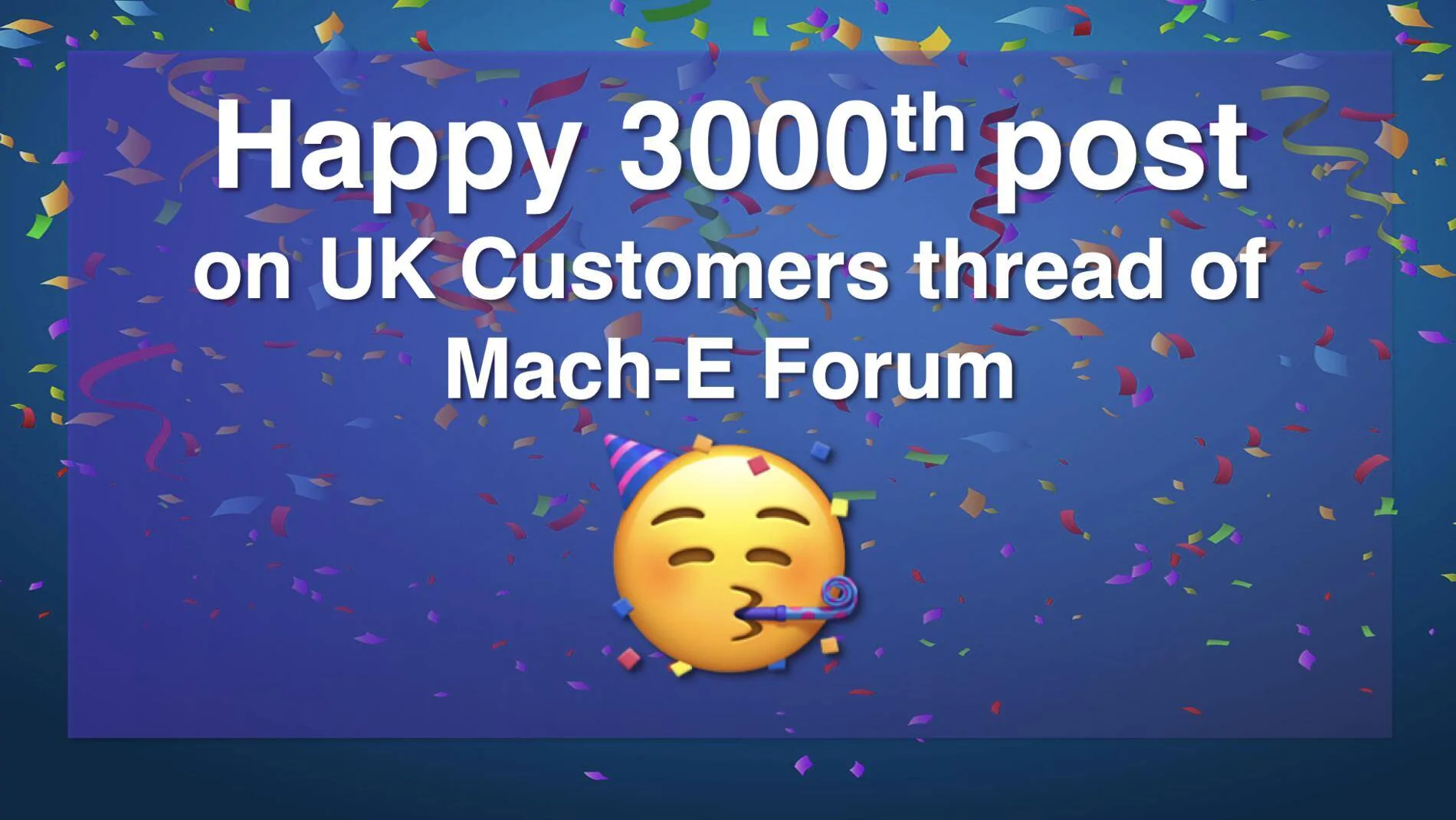 Ford Mustang Mach-E UK Customers 3000