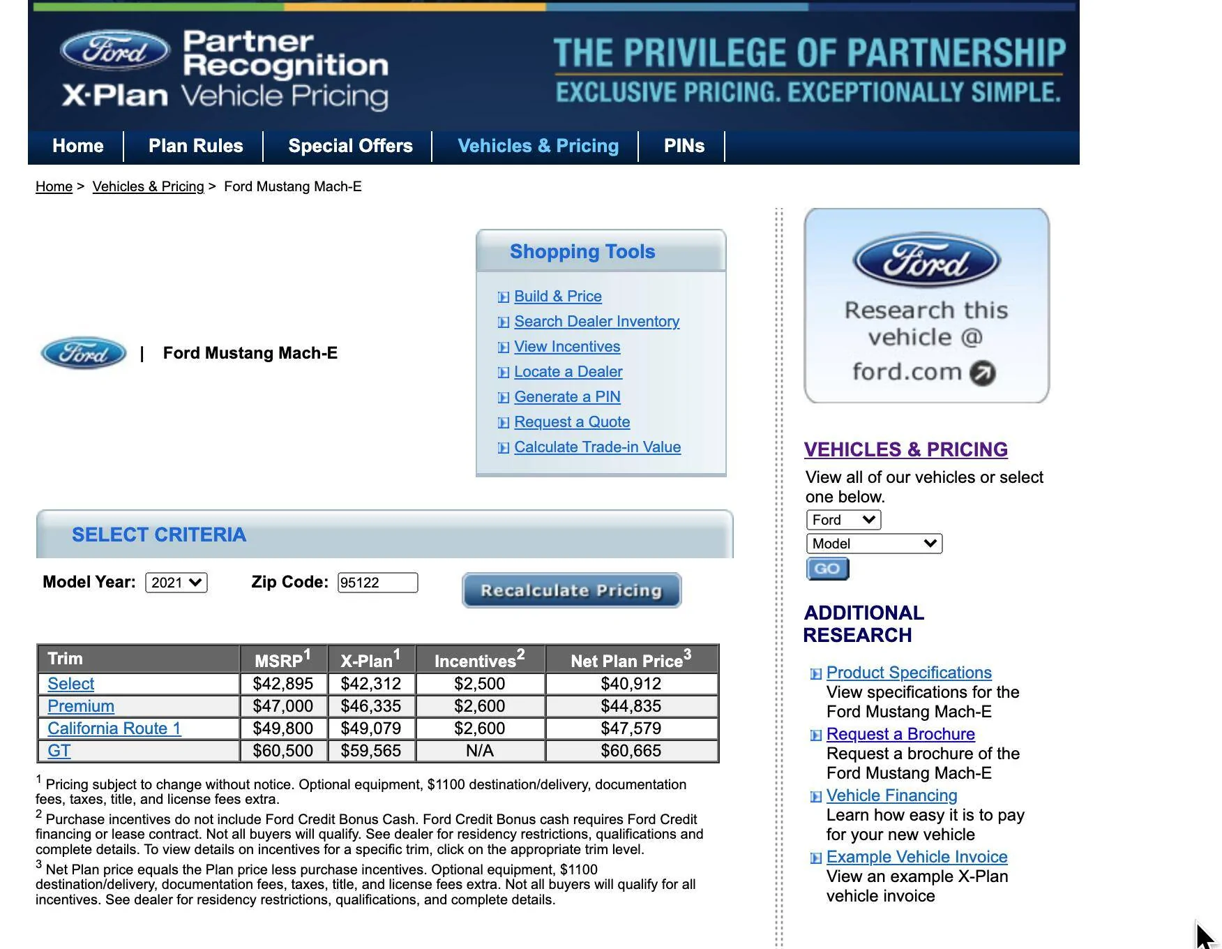 Ford Mustang Mach-E Lease Payments? Screen Shot 2021-02-17 at 10.29.55 AM