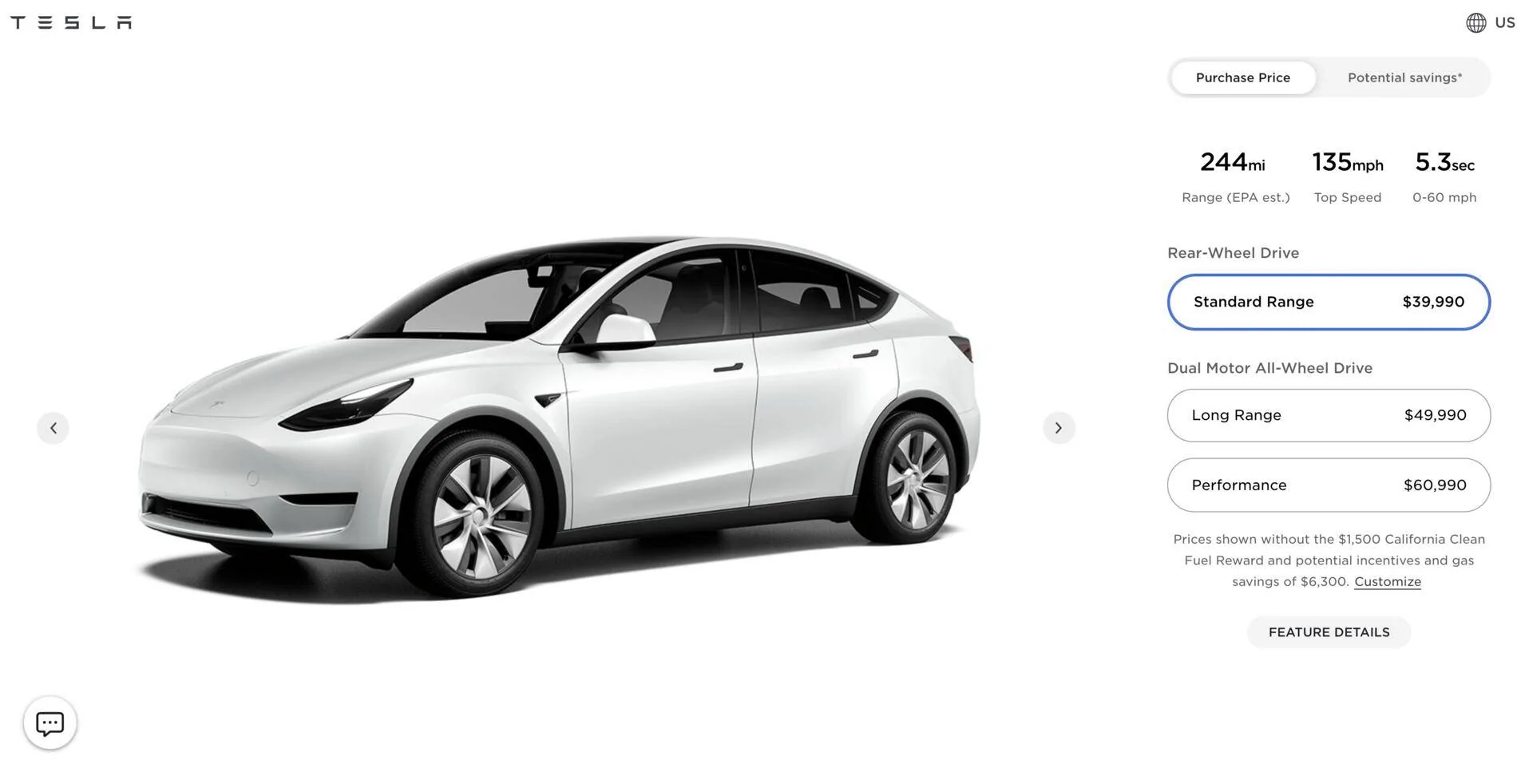 Ford Mustang Mach-E Tesla Y SR $2k price drop --> now same price as Mach-E SR RWD Premium post $7.5k tax rebate Screen Shot 2021-02-18 at 12.51.51 AM