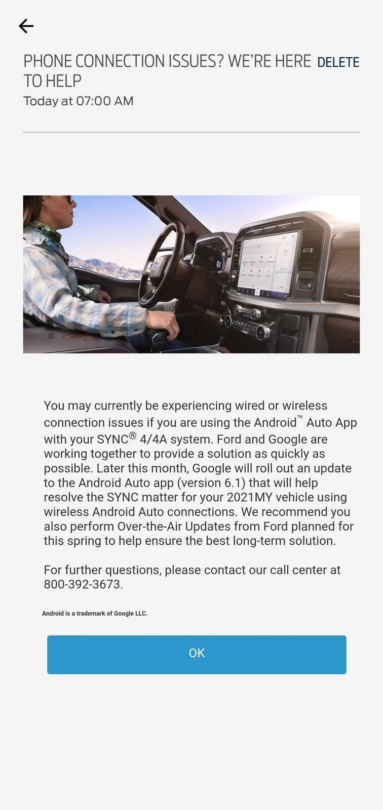 Ford Mustang Mach-E Ford Promises Fix Coming Soon For Android Auto App + SYNC 4 Issues Screenshot_20210218-070444_FordPass