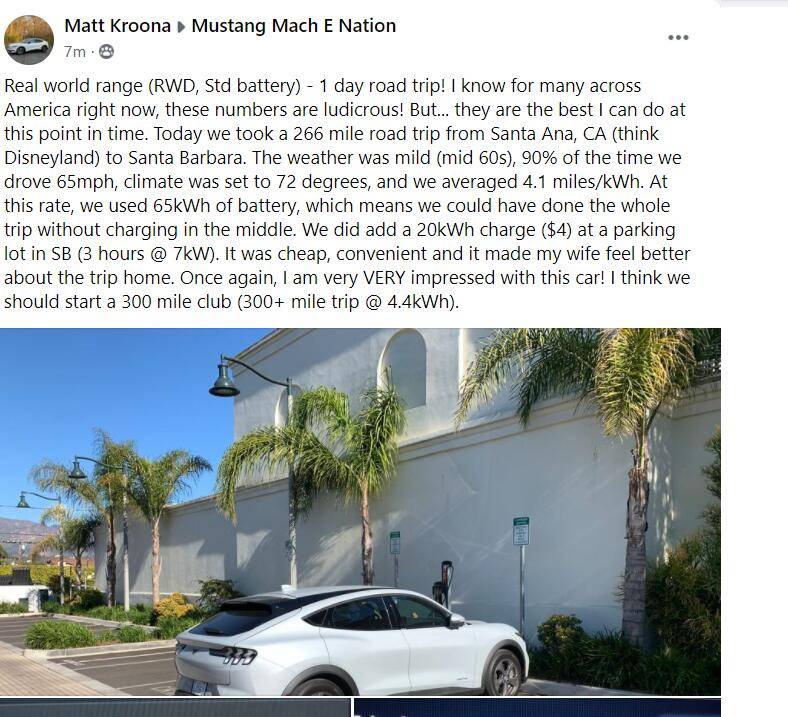 Ford Mustang Mach-E Alex on Autos: Mach-E range test - can it go 270 miles? range
