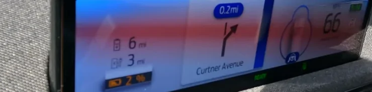 Ford Mustang Mach-E Strange Blue bar while using NAV 1613747873932