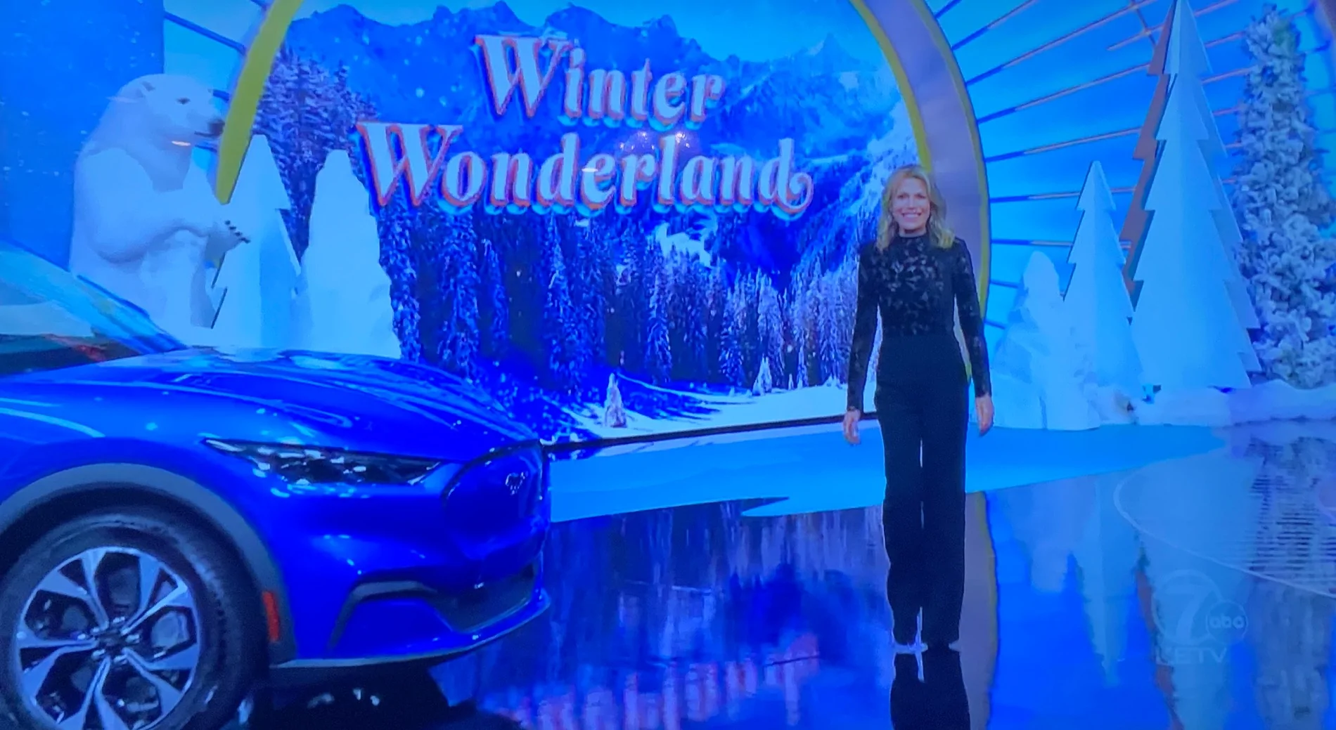 Ford Mustang Mach-E Mach-e on Game Show IMG_4202