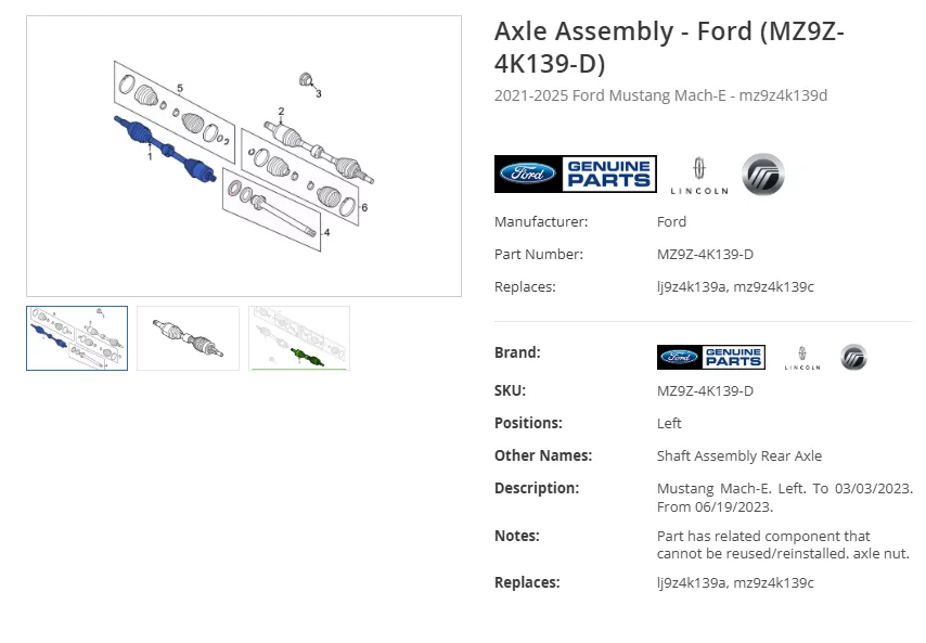 Ford Mustang Mach-E Improving The Ride-OEM Rally Springs/Eibach Sway Bars-Members List 1770047053004-km