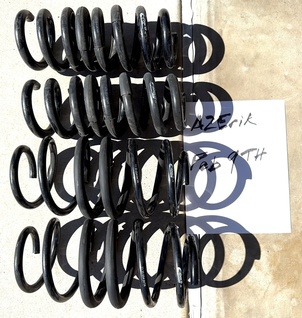 Ford Mustang Mach-E Eibach GT Pro progressive springs springs