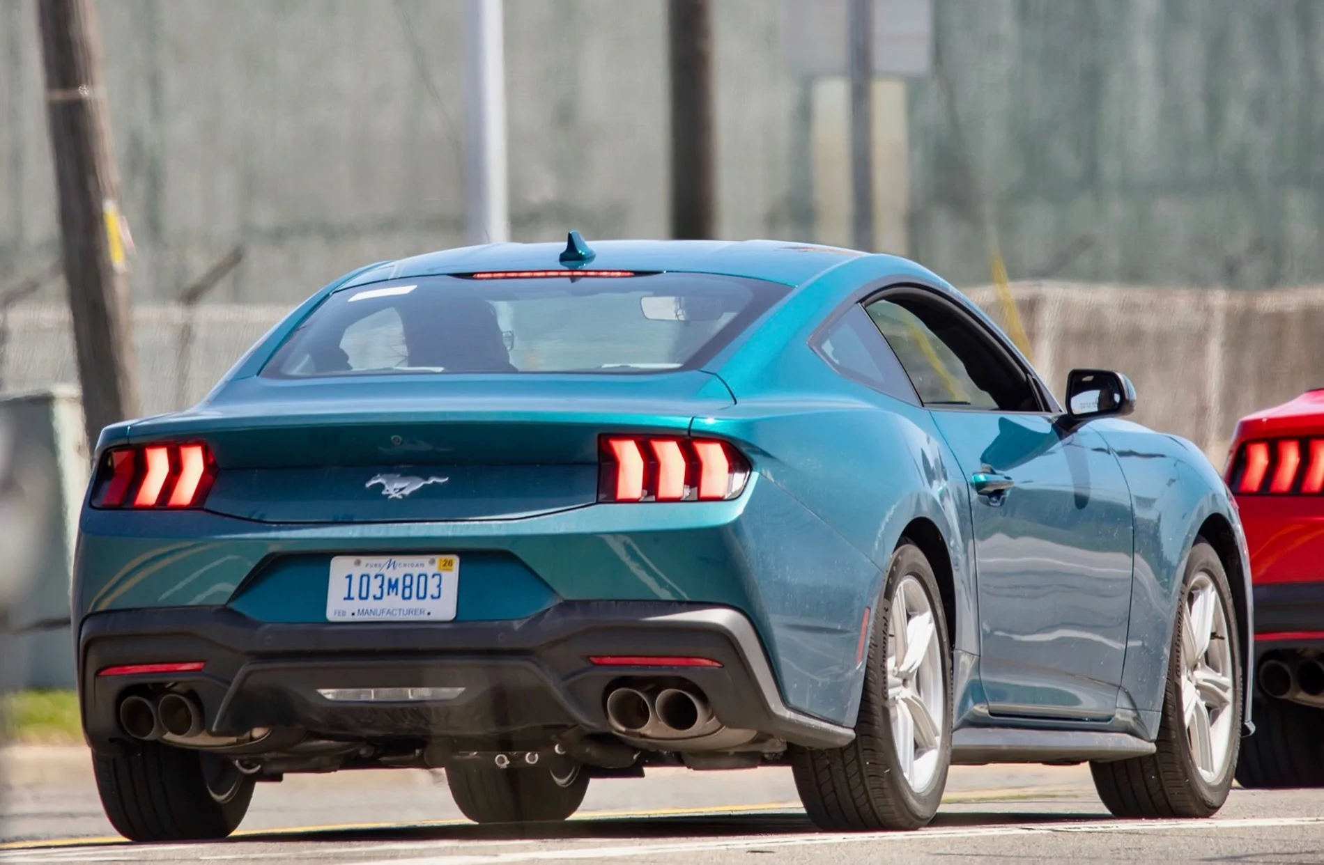 Ford Mustang Mach-E ADRIATIC BLUE Mach-E Photos AB rear
