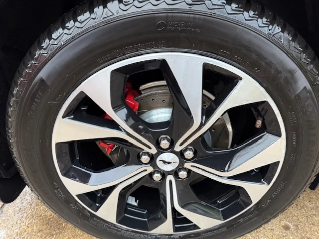Ford Mustang Mach-E Changing brakes and rotors on my 2023 Premium AWD with PowerStop K8805 brake kit from RockAuto 2023 Mach E premium Danielle back wheel 2-15-2026