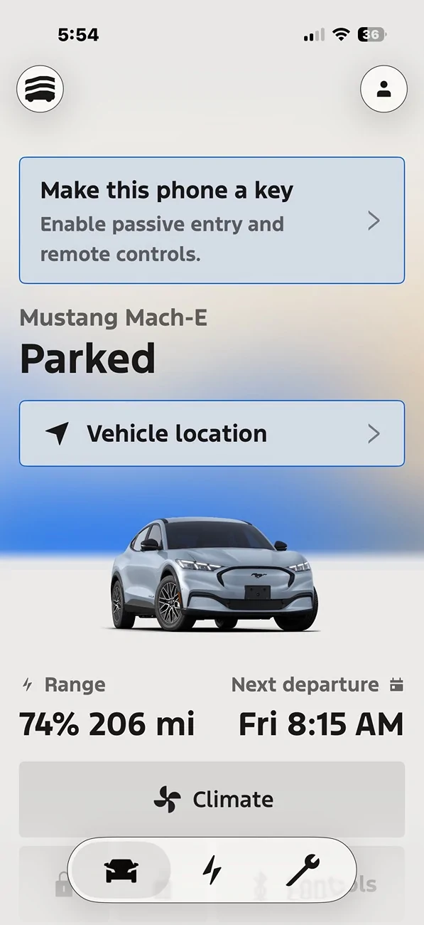 Ford Mustang Mach-E Enabling iPhone 16 pro as a passive key IMG_2278