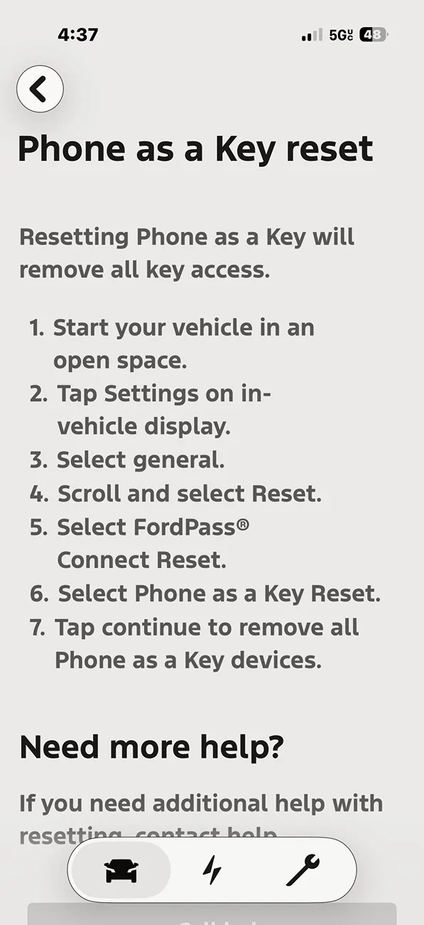 Ford Mustang Mach-E Enabling iPhone 16 pro as a passive key IMG_2277