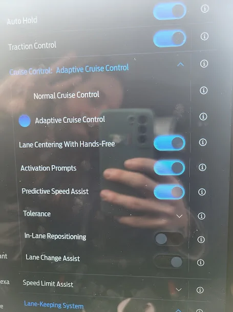 Ford Mustang Mach-E Blue Crusie settings are funky? [SOLVED] bc settings