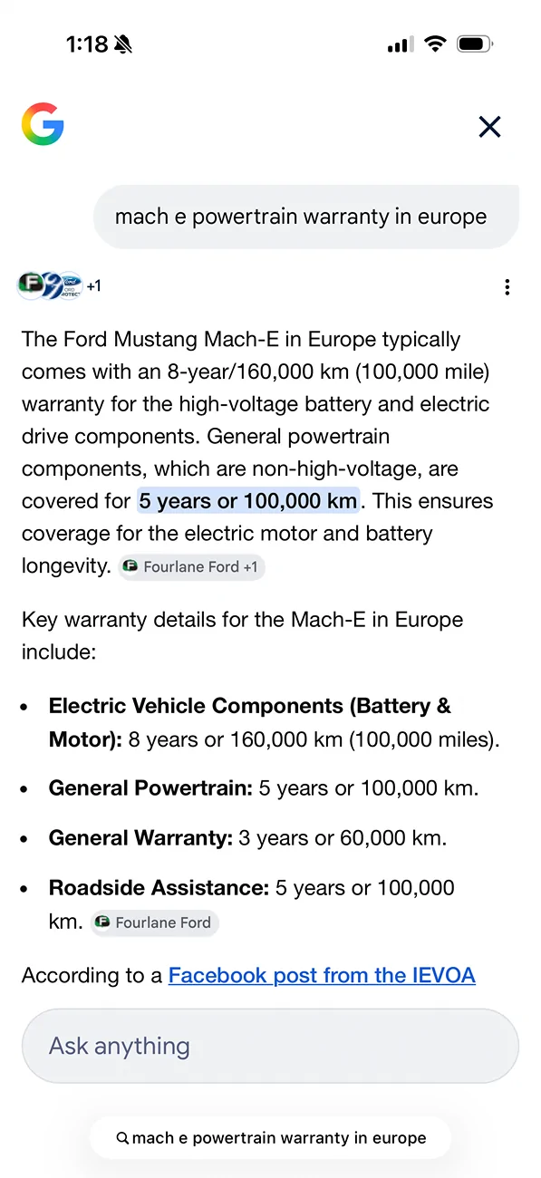 Ford Mustang Mach-E Urgent problem Motor IMG_0469