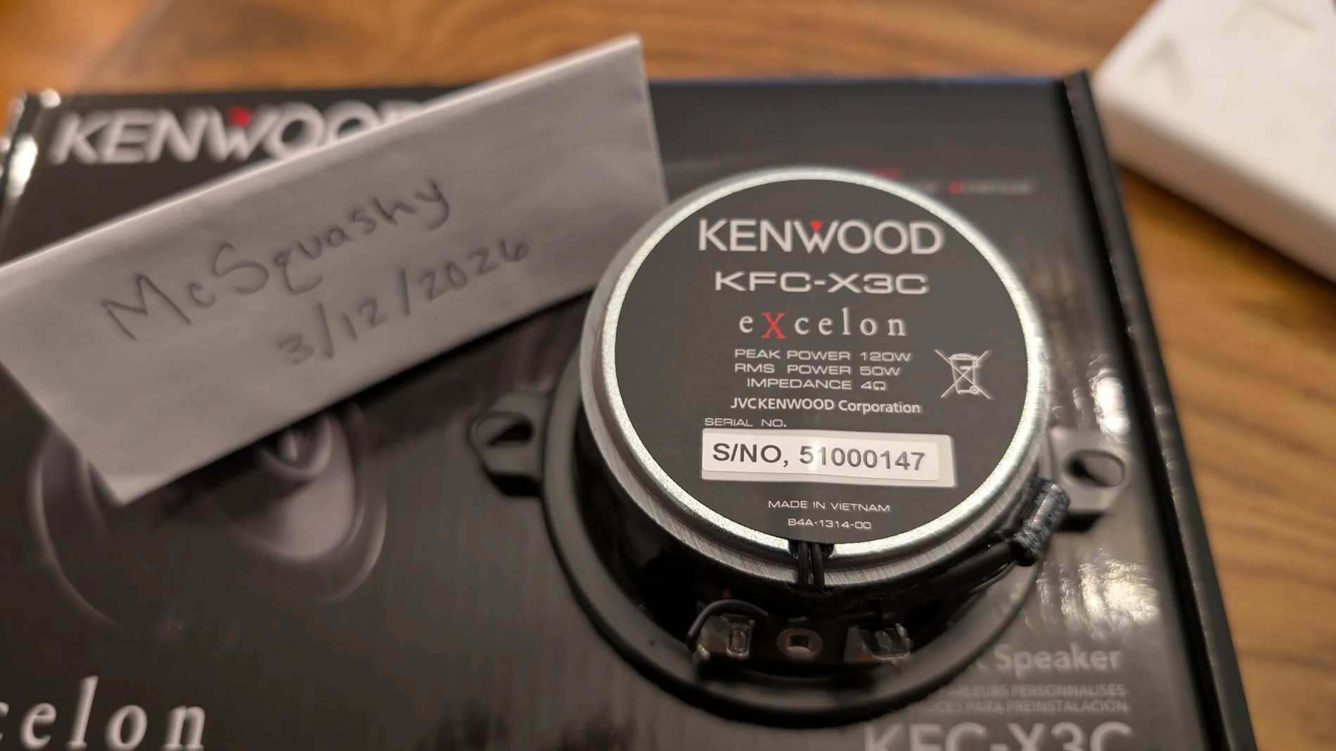 Ford Mustang Mach-E Kenwood eXcelon KFC-X3C 10571