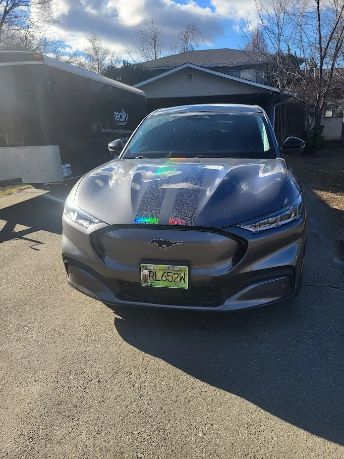 Ford Mustang Mach-E Winter Trip Report 1000+KM's - 2021 MME AWD Standard Range MME Stripes Forged Carbon RNB