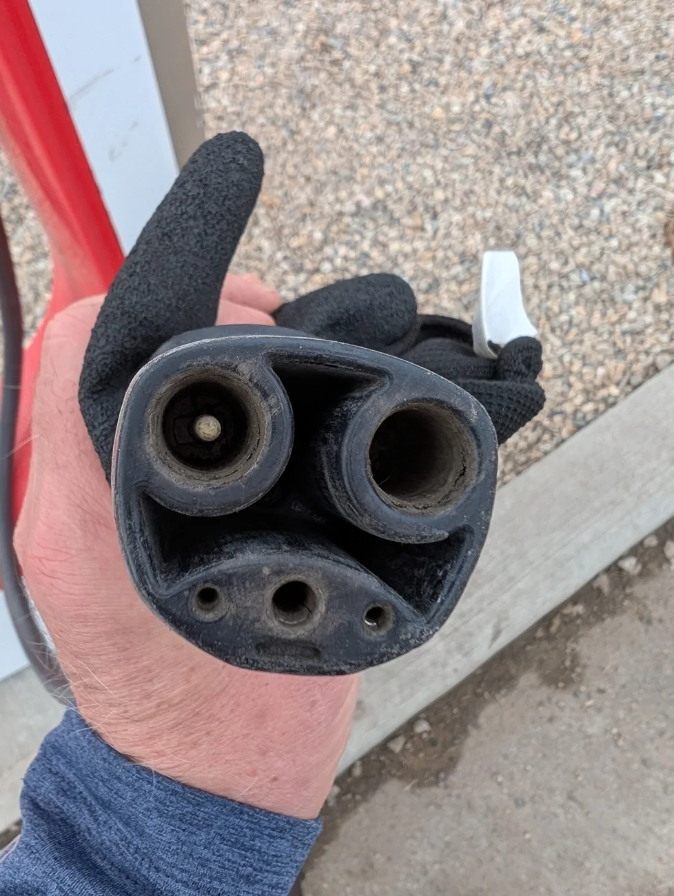 Ford Mustang Mach-E Tesla Supercharger nozzles Tesla nozzl