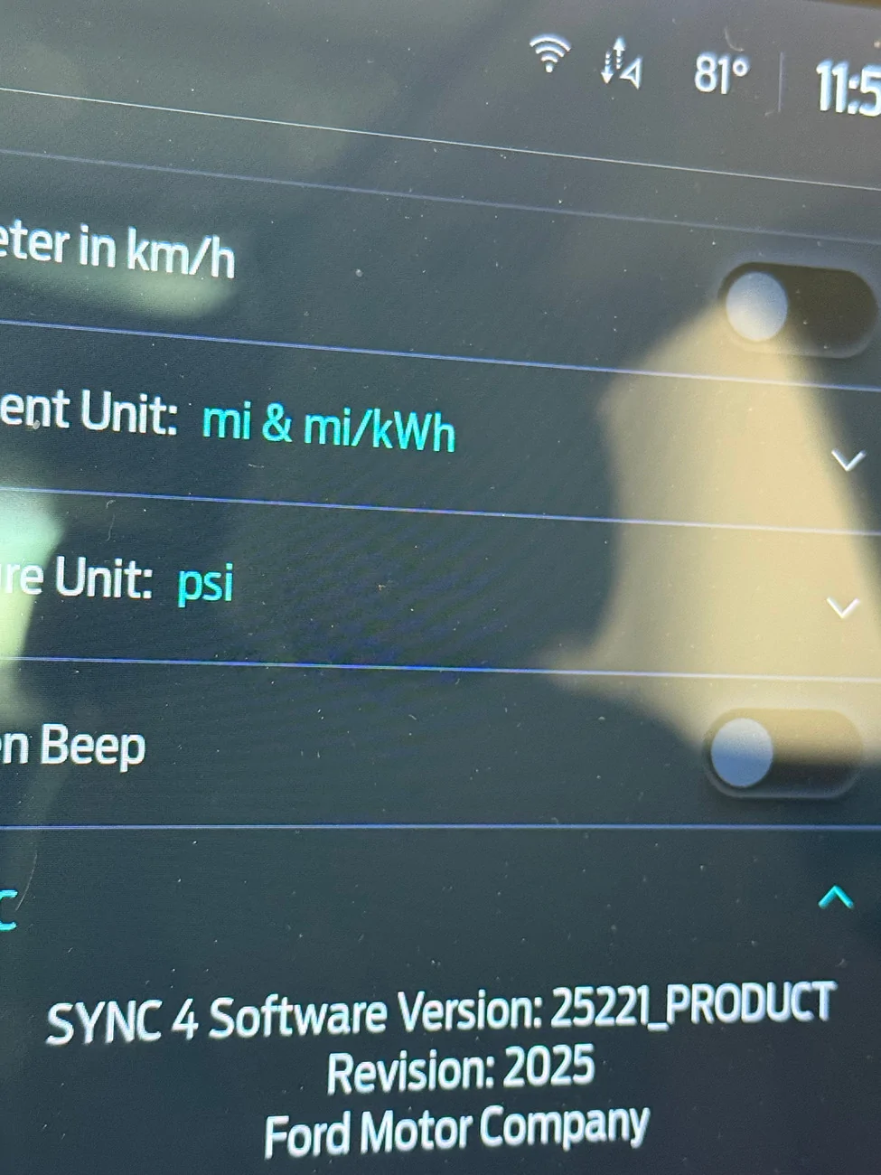 Ford Mustang Mach-E SYNC 26.2.1.6.5.2 OTA Update Installed IMG_1771