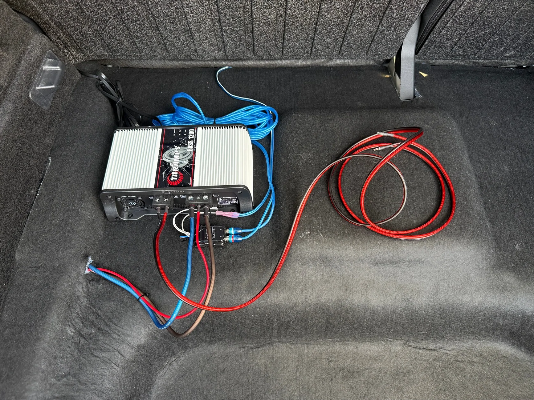 Ford Mustang Mach-E Adding a real subwoofer w/amp to your Mach-E IMG_1855