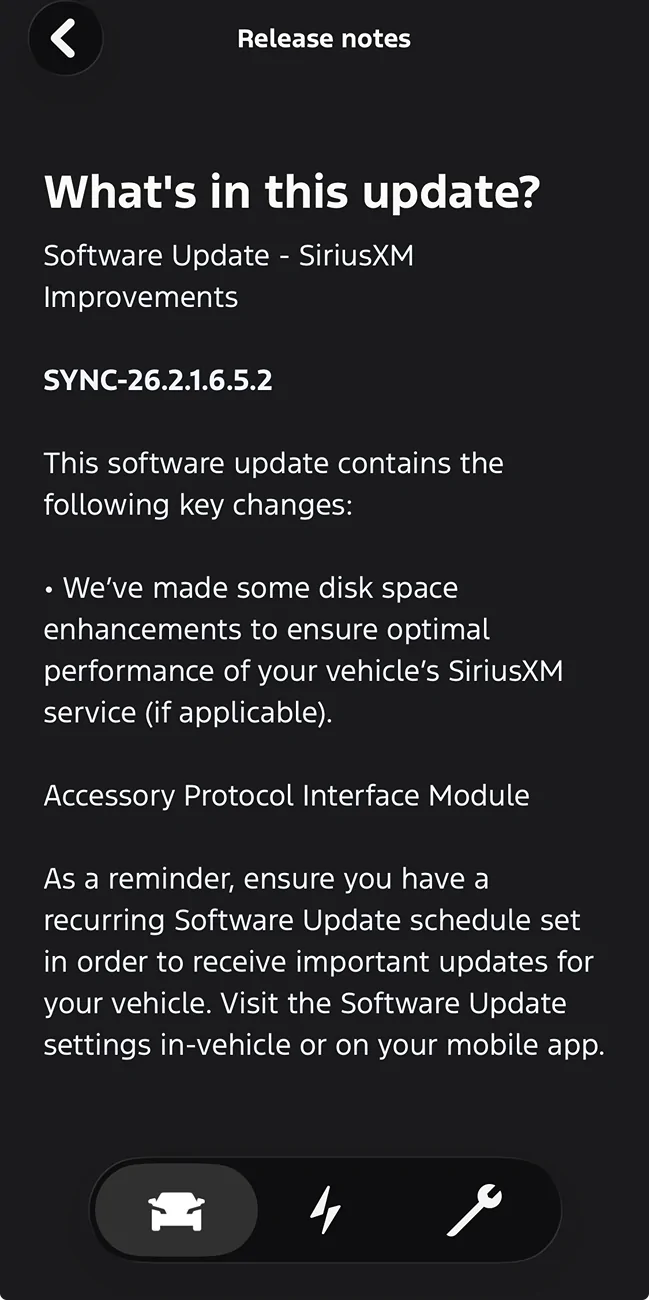 Ford Mustang Mach-E No OTA updates in months! Screenshot 2026-03-31 at 06.36.21