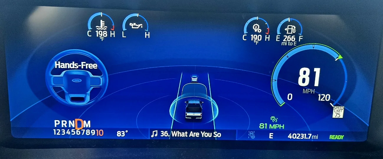 Ford Mustang Mach-E BlueCruise - Max Speed 80Mph?? 20260301_172803(1)