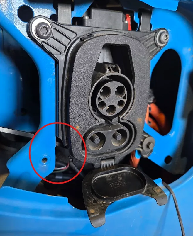 Ford Mustang Mach-E Bracket for charge port same as F-150 Lightning?? 1775761450676-gf