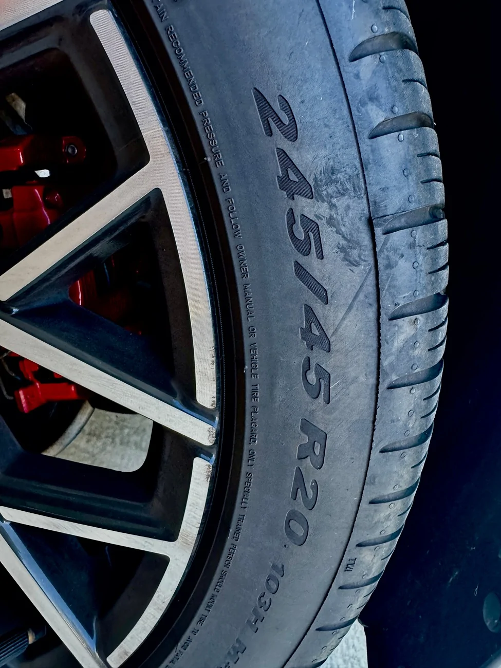 Ford Mustang Mach-E Review: Pirelli P Zero AS Plus 3 ELECT tire_siz