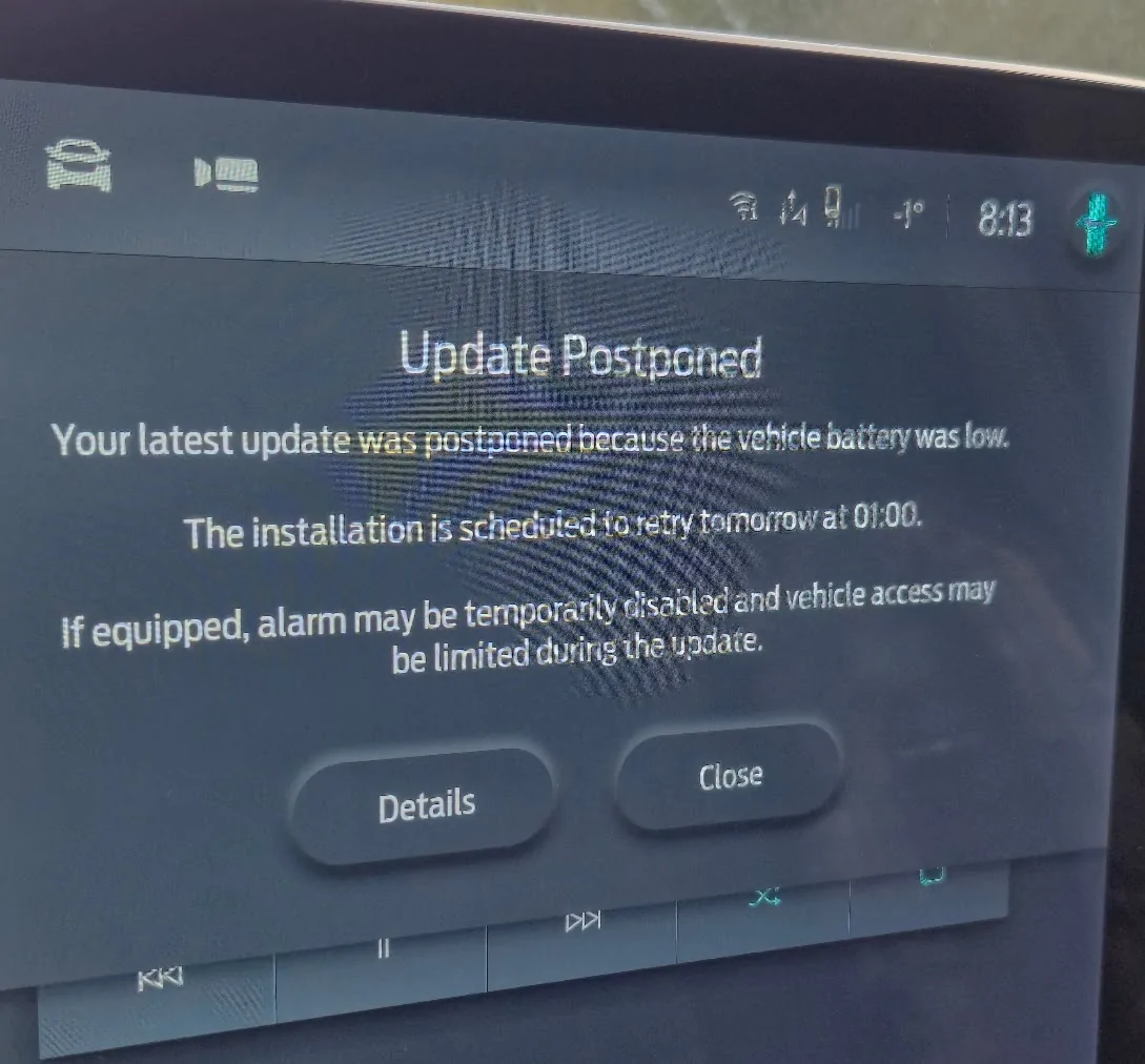 Ford Mustang Mach-E Can't seem to update 1776786083717-ao