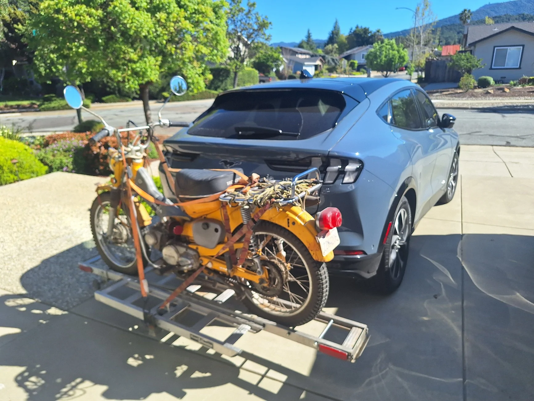 Ford Mustang Mach-E Installed Curt hitch 42431