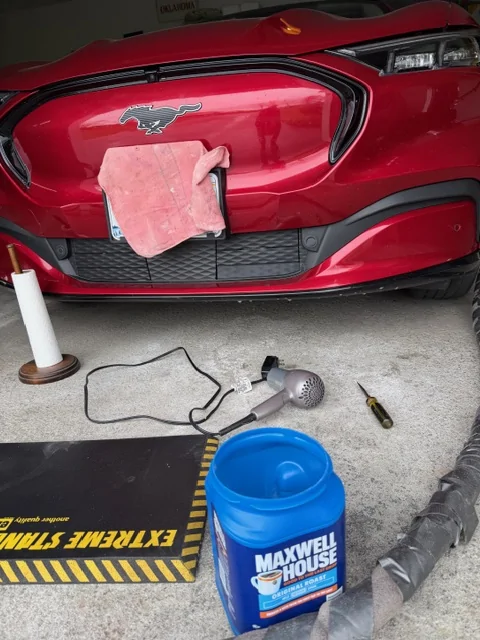 Ford Mustang Mach-E Replaced my broken Active Grill Shutter Vane / Louver New Van